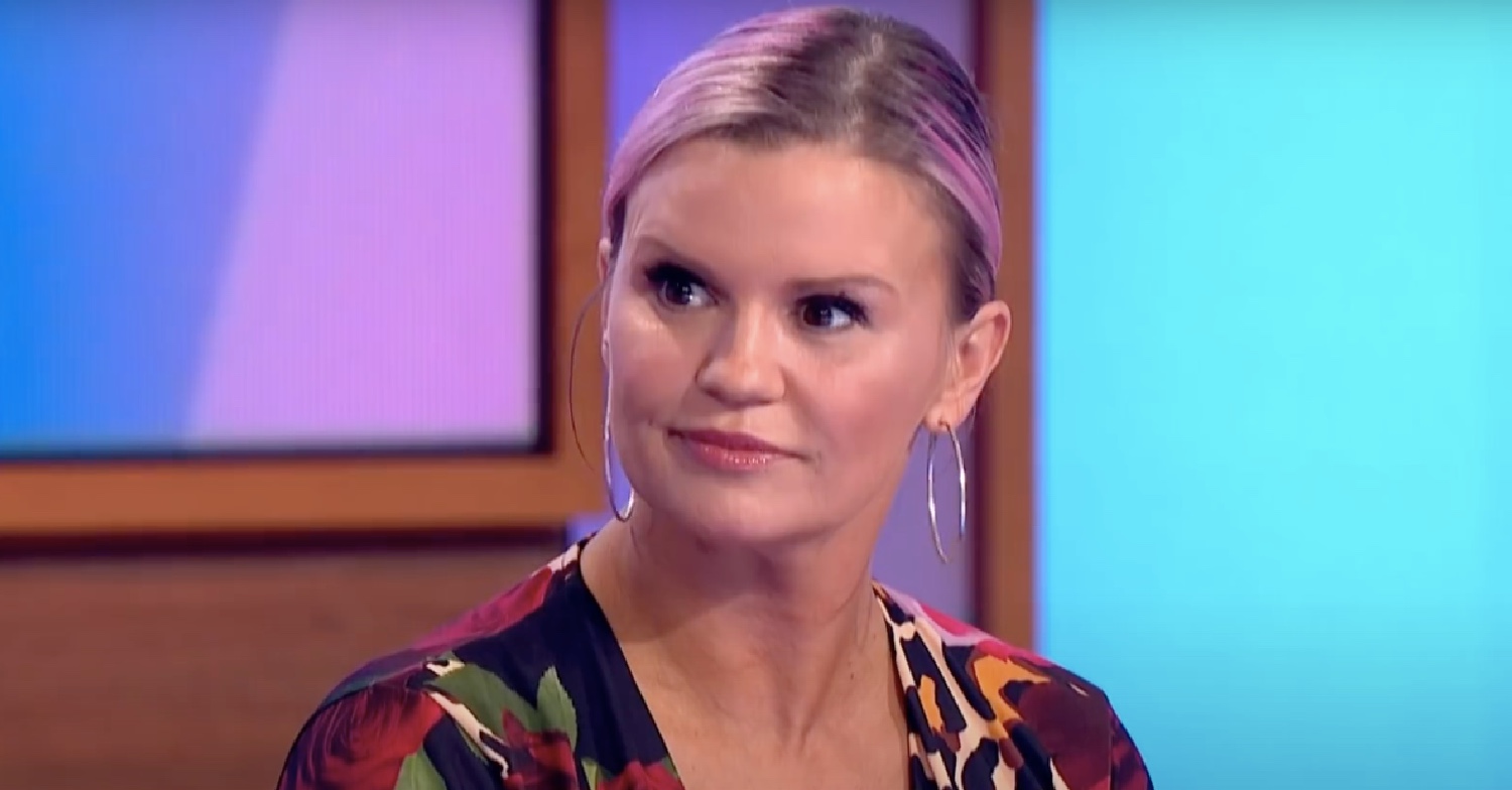 Kerry Katona looking shocked on Loose Women