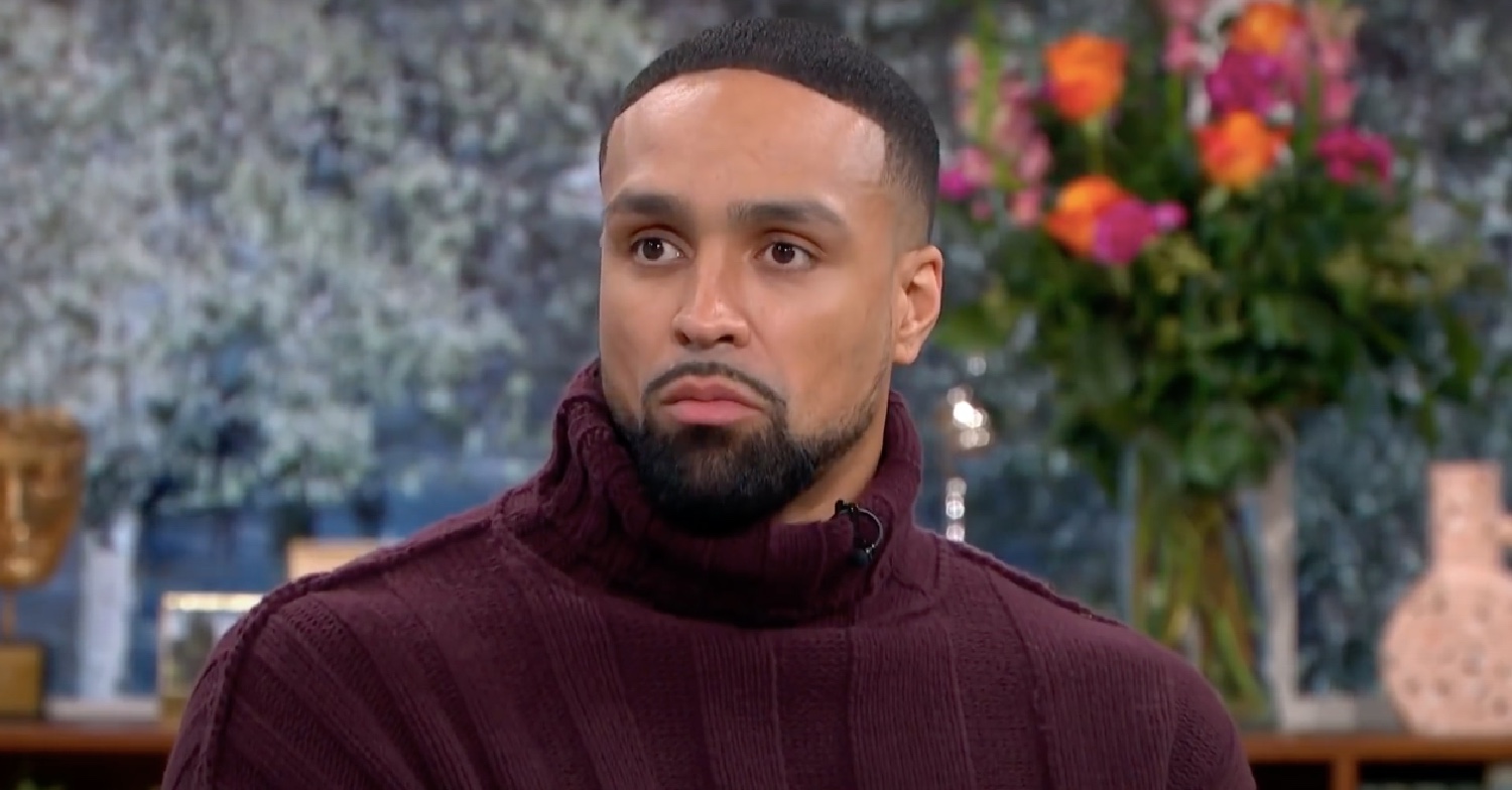 Ashley Banjo looking wide-eyed on This Morning