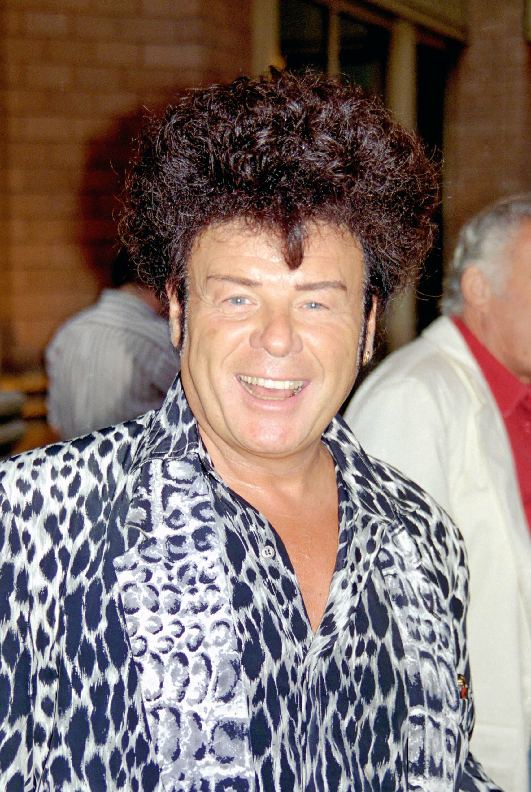Gary Glitter smiles in New York in 1996