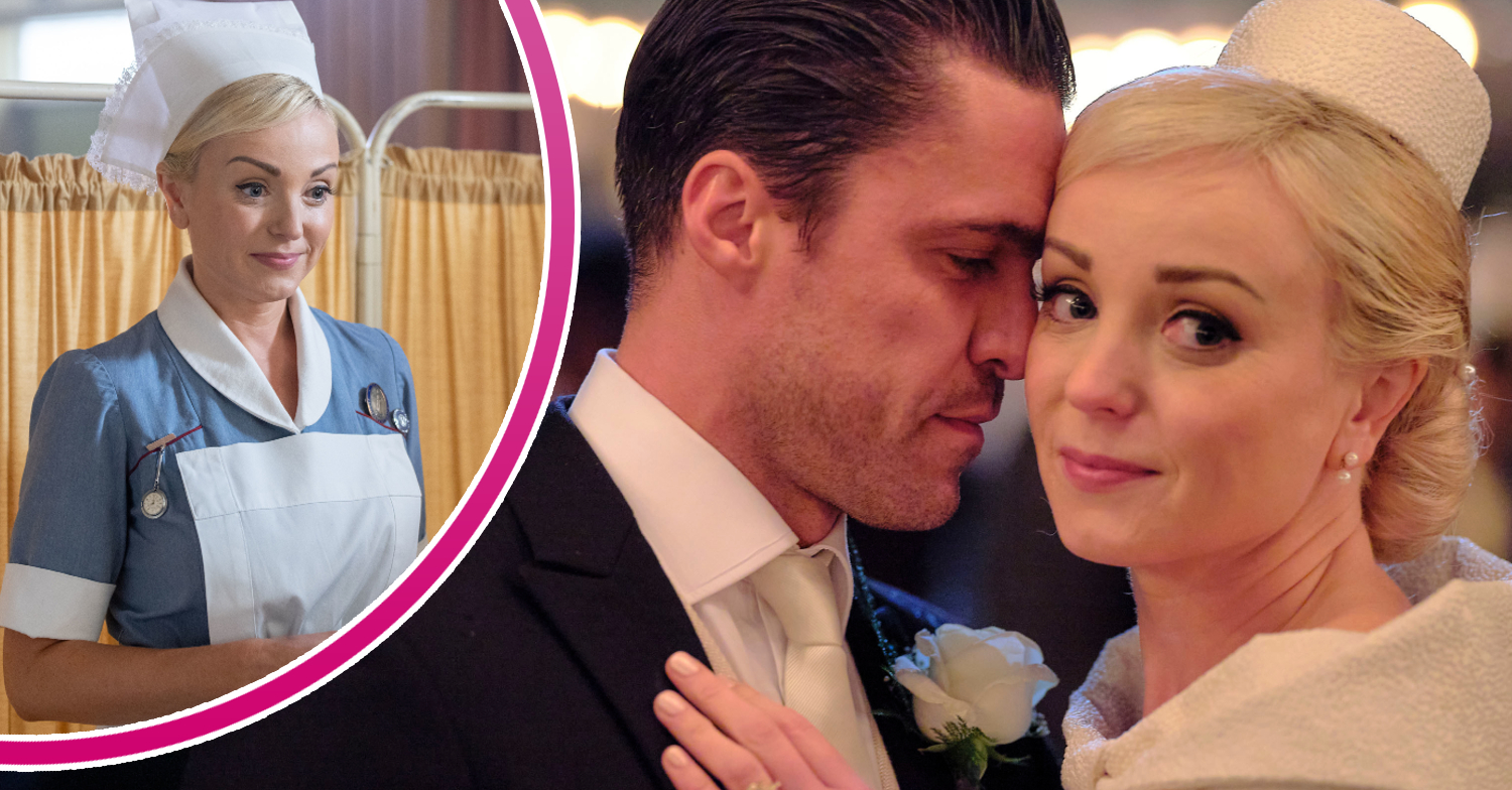 Trixie and Matthew smile in Call the Midwife series 12