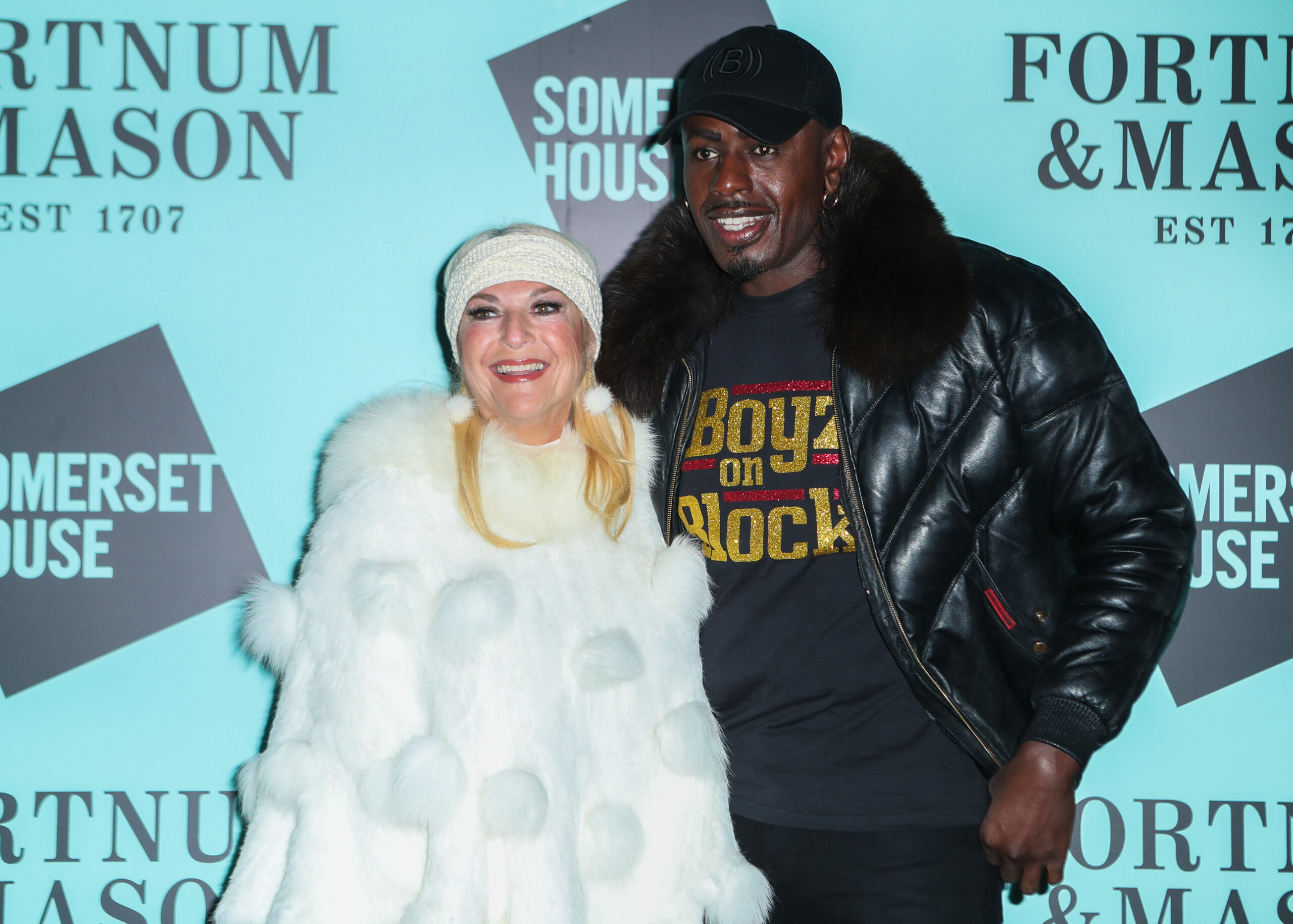 Vanessa Feltz and Ben Ofoedu smile together in 2019
