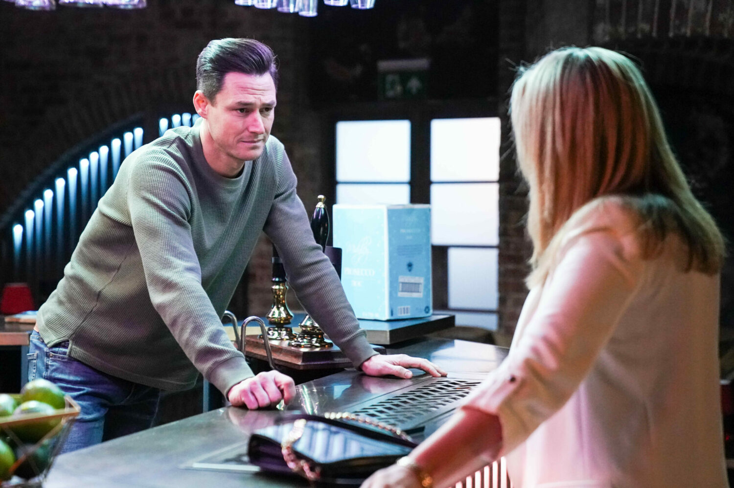 Zack looks anxious as he talks to Sam in EastEnders