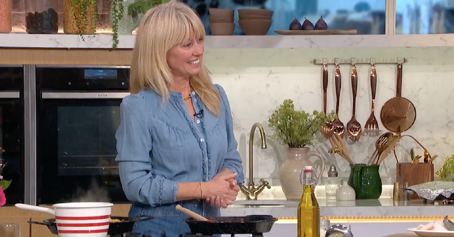 Clodagh McKenna smiling on This Morning 