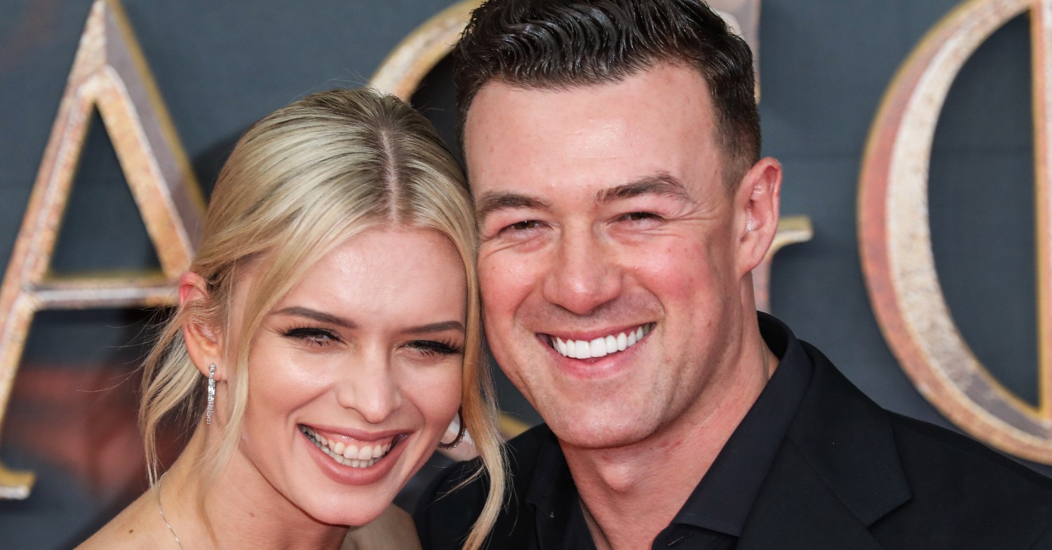 Nadiya Bychkova and Kai Widdrington smiling 