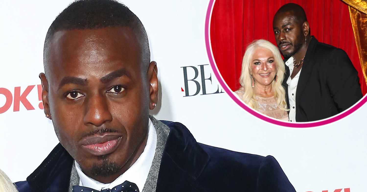 Ben Ofoedu posing at an event with Vanessa Feltz