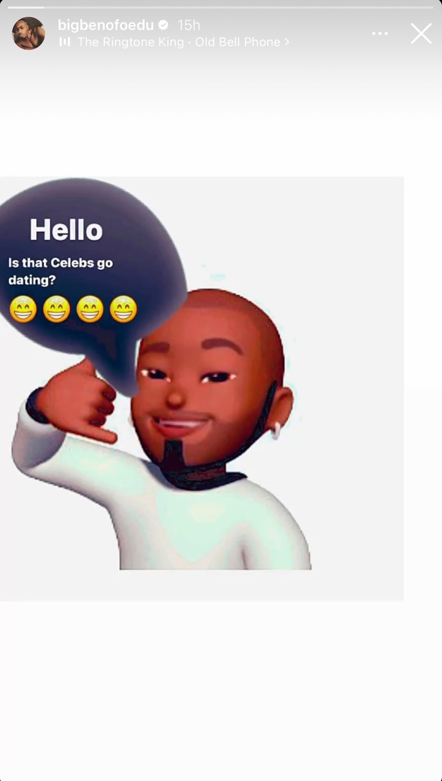 Ben Ofoedu Instagram Story