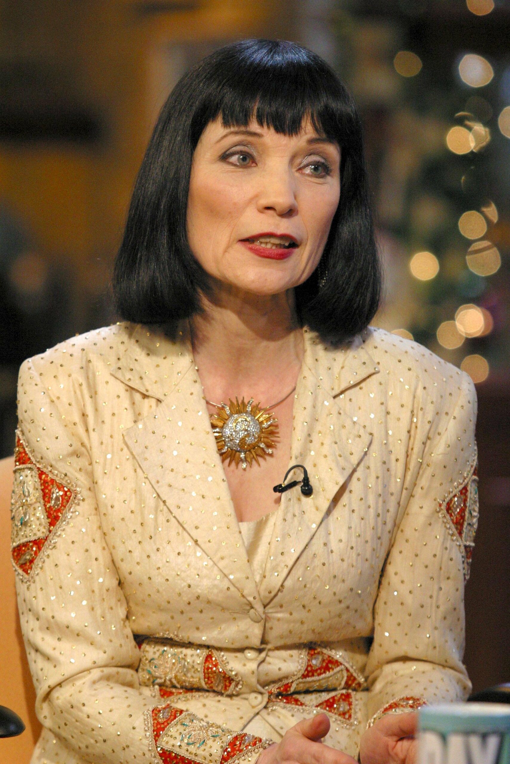 Astrologer Mystic Meg talks in TV appearance