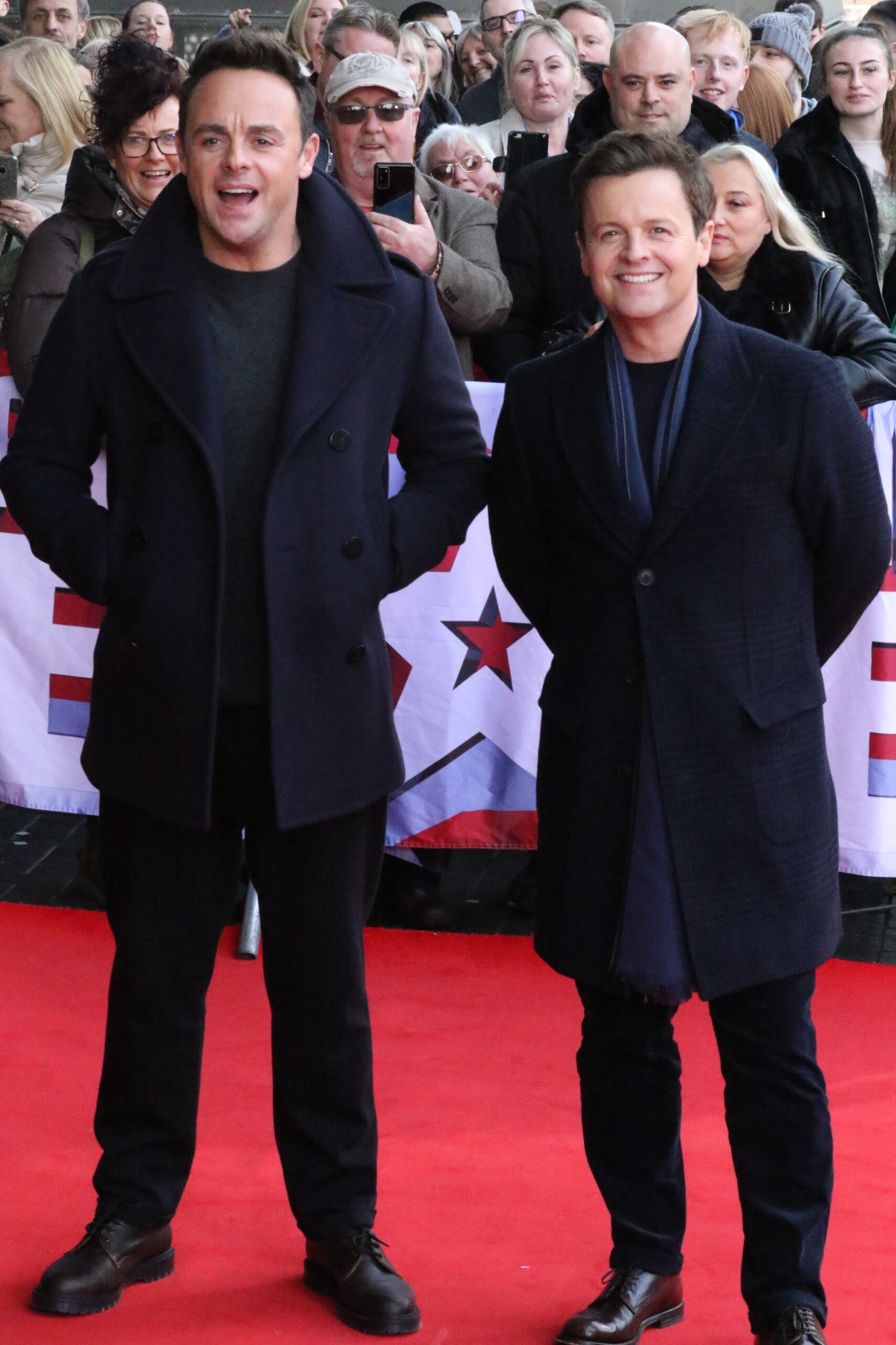 Ant and Dec smile on Britain's Got Talent red carpet