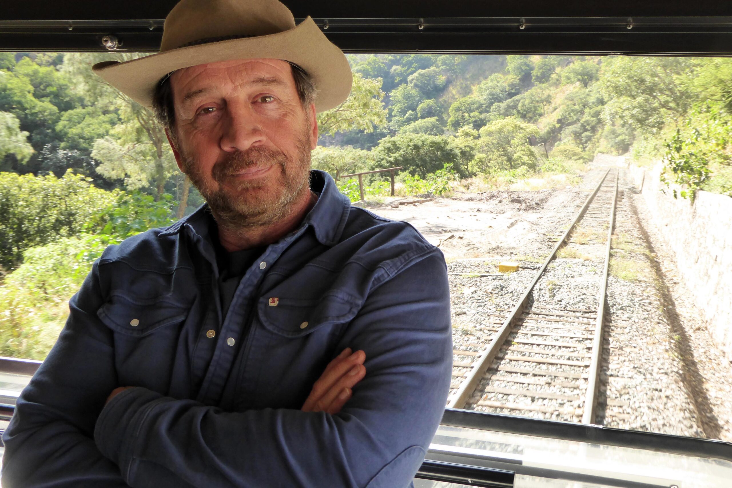 Nick Knowles smiles in Mexico