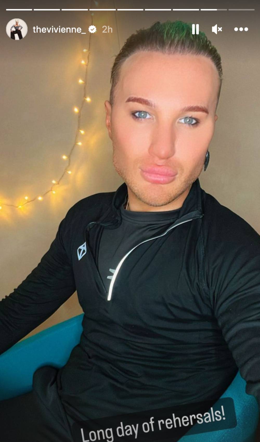 The Vivienne updates fans on Instagram