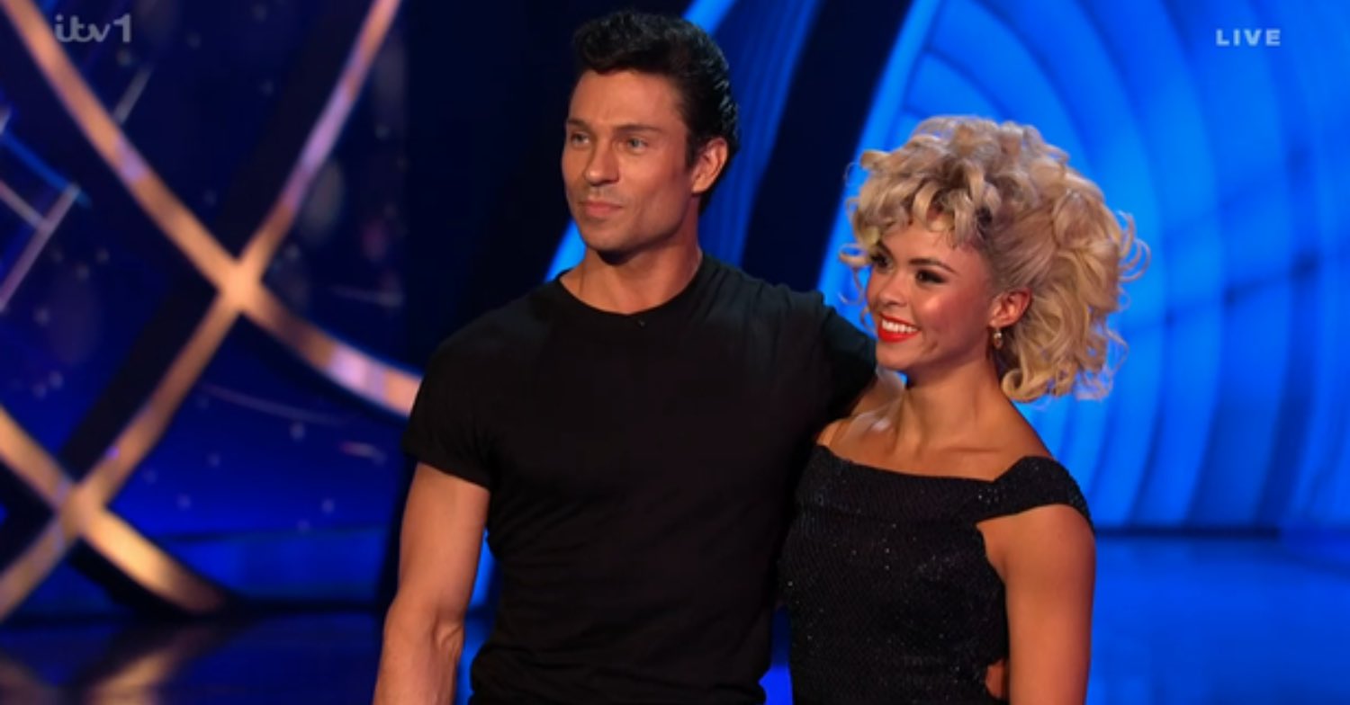 Joey Essex and Vanessa Bauer as Grease on Dancing On Ice