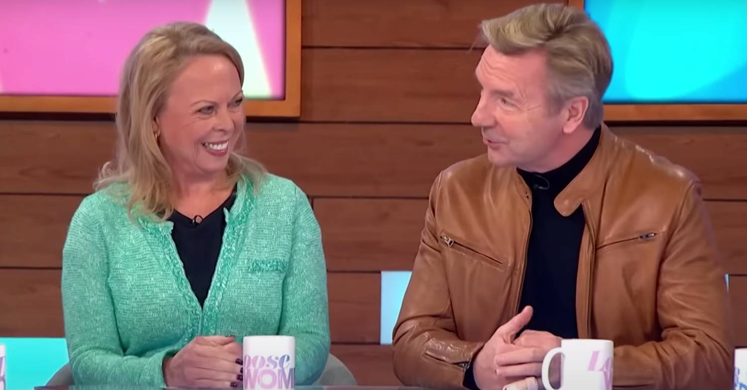 Jayne Torvill and Christopher Dean appear on Loose Women