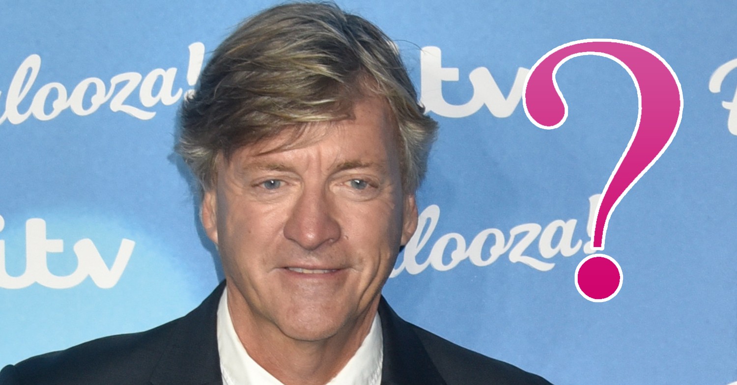 Richard Madeley smiles for the cameras