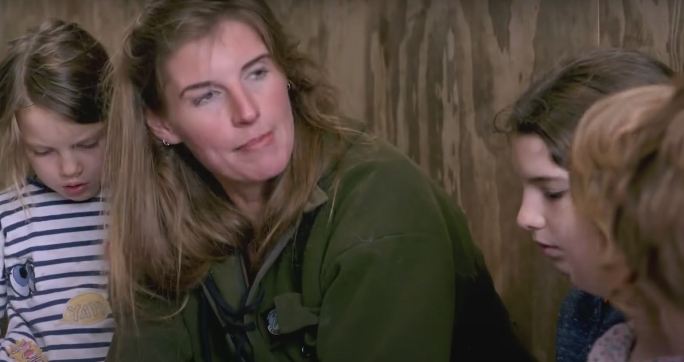 Amanda Owen and her children on Our Yorkshire Farm