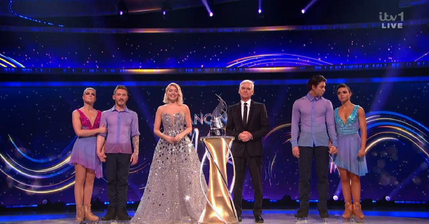 Dancing On Ice finalists with Holly and Phil