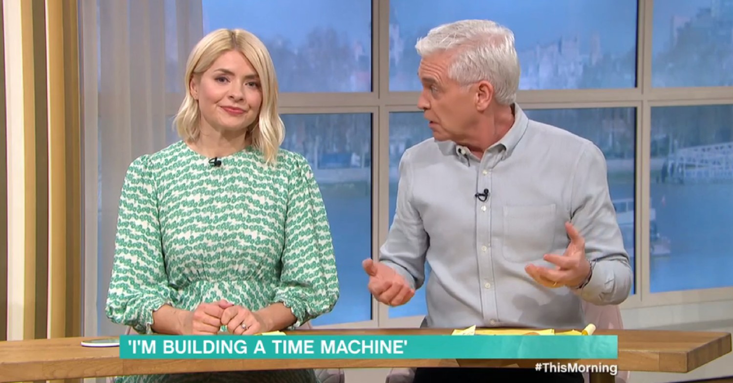 Holly Willoughby and Phillip Schofield on This Morning today 