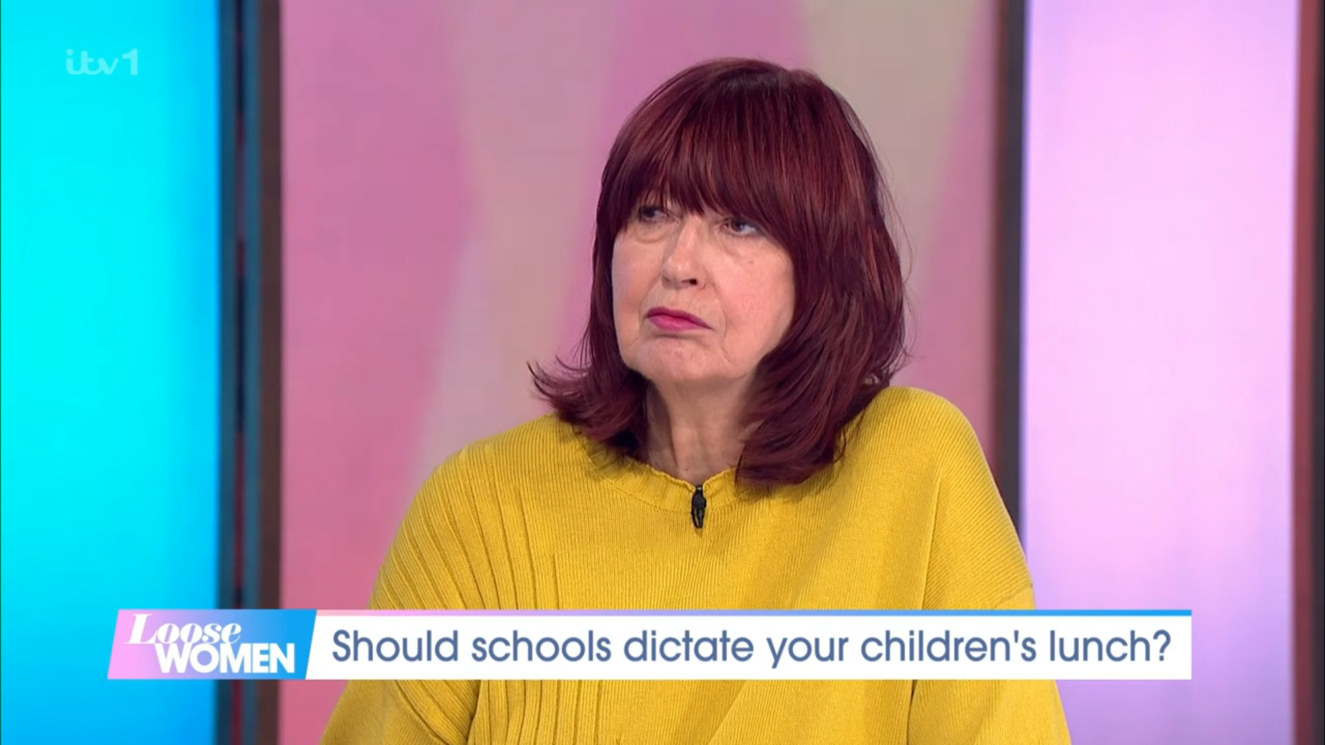 Janice Street-Porter frowns on Loose Women today