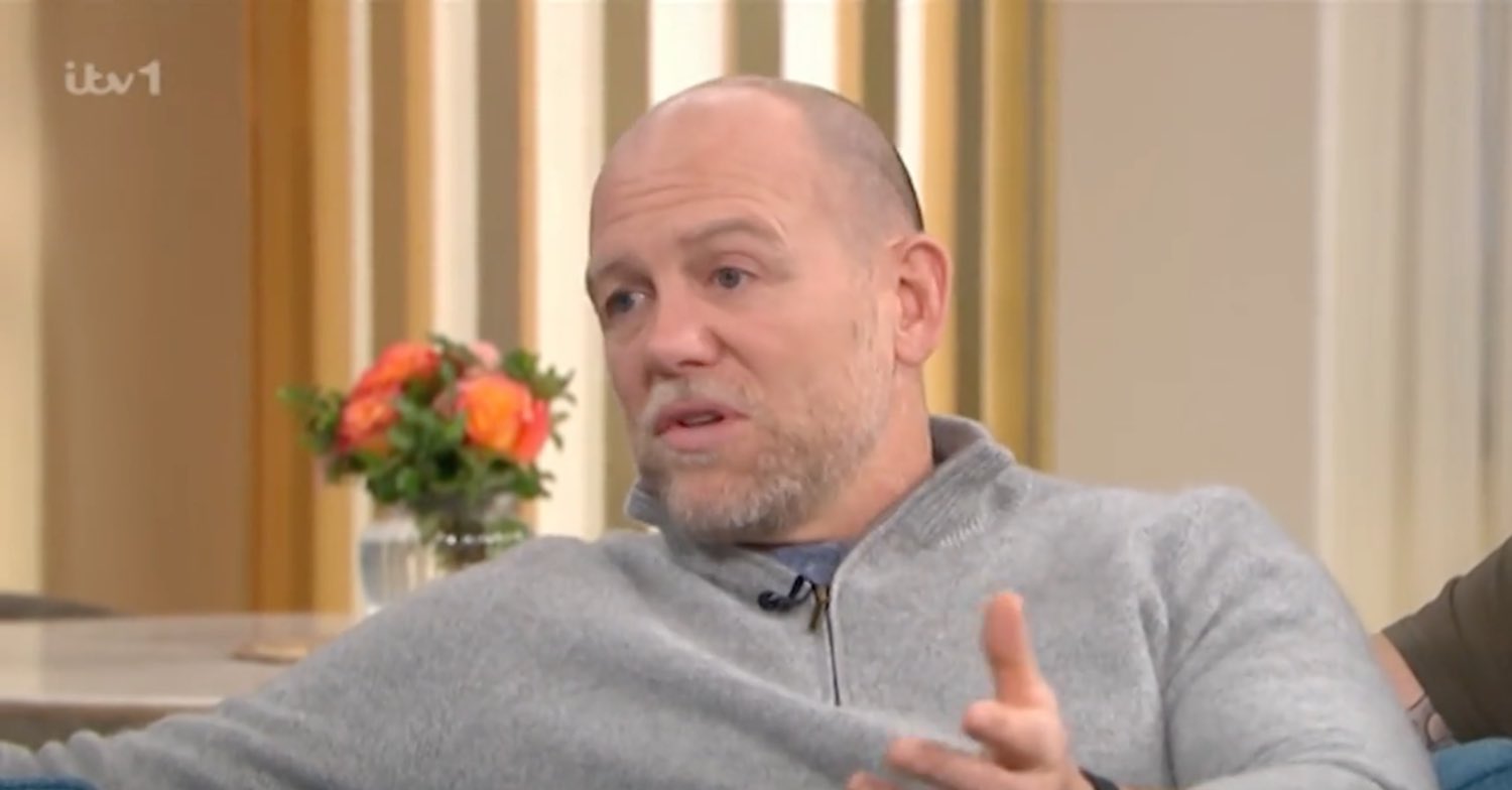Mike Tindall talking on This Morning today