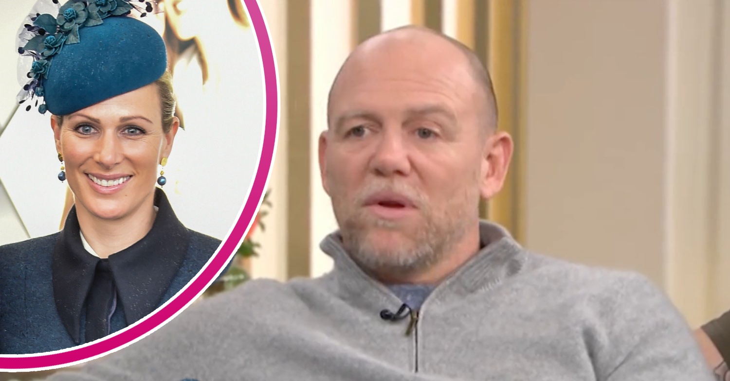 Mike Tindall on This Morning and wife Zara smiling at event