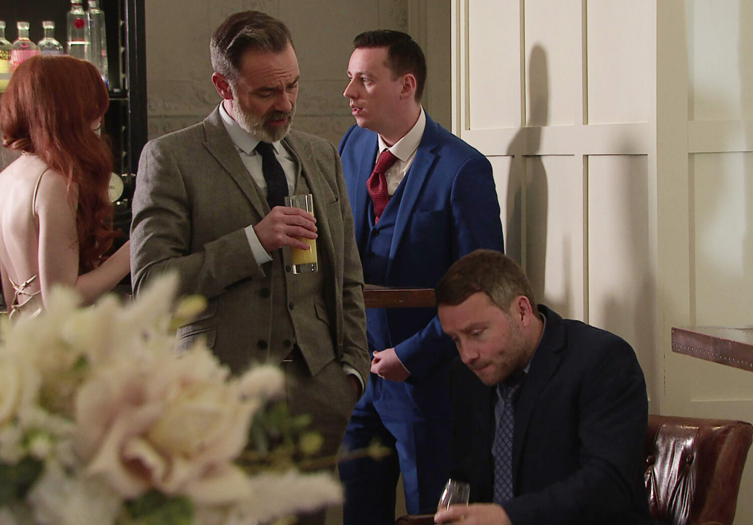 Coronation Street's Billy is looking down at Paul with concern