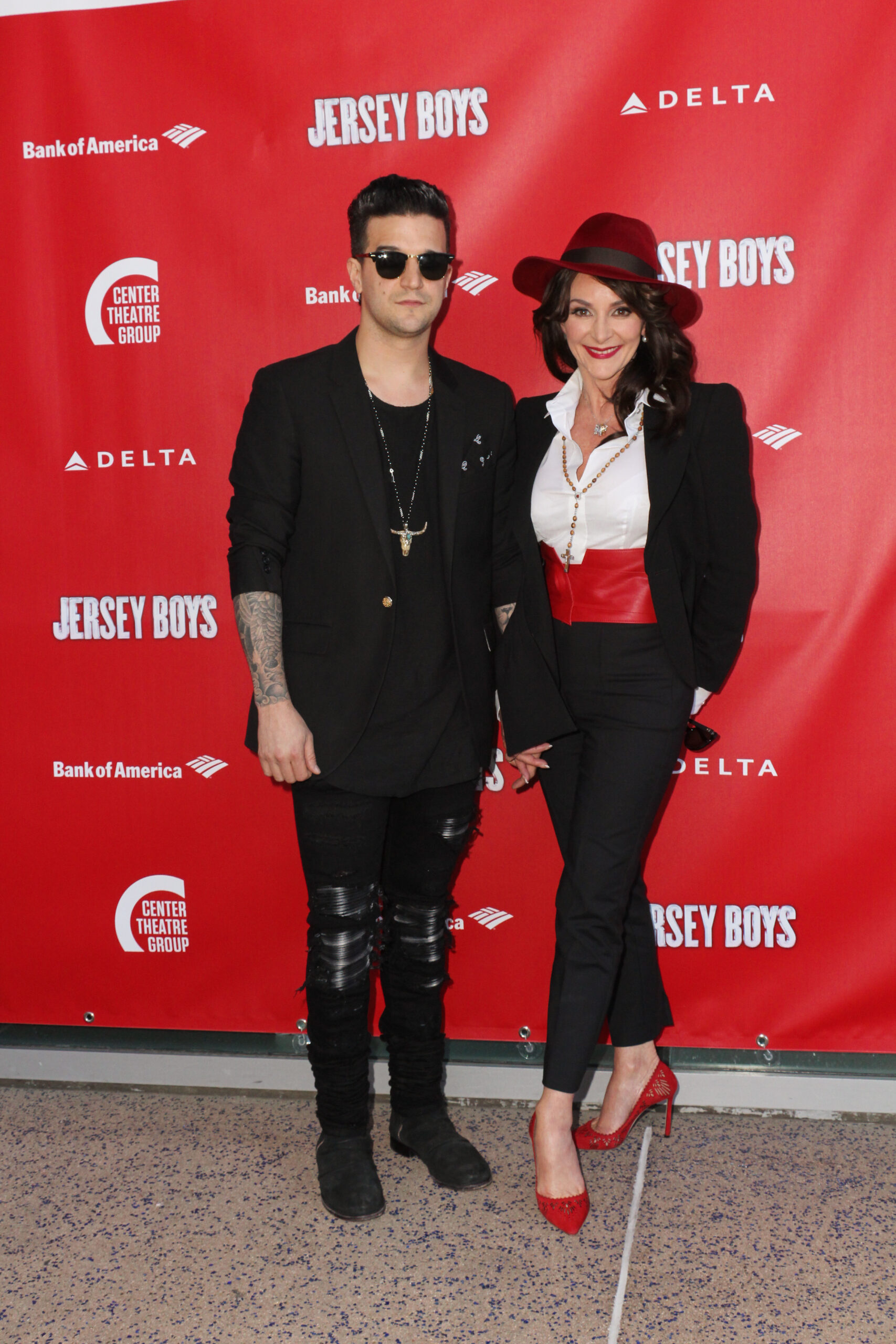 Mark Ballas and Shirley Ballas pose together in 2017