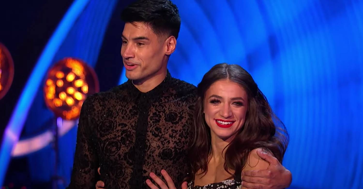 Siva Kaneswaran looks emotional on Dancing On Ice