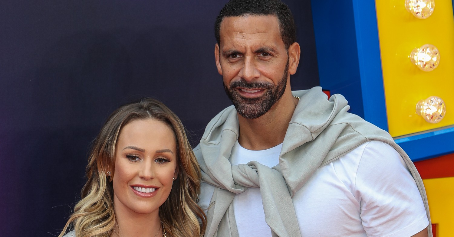 Kate Ferdinand and Rio Ferdinand smiling