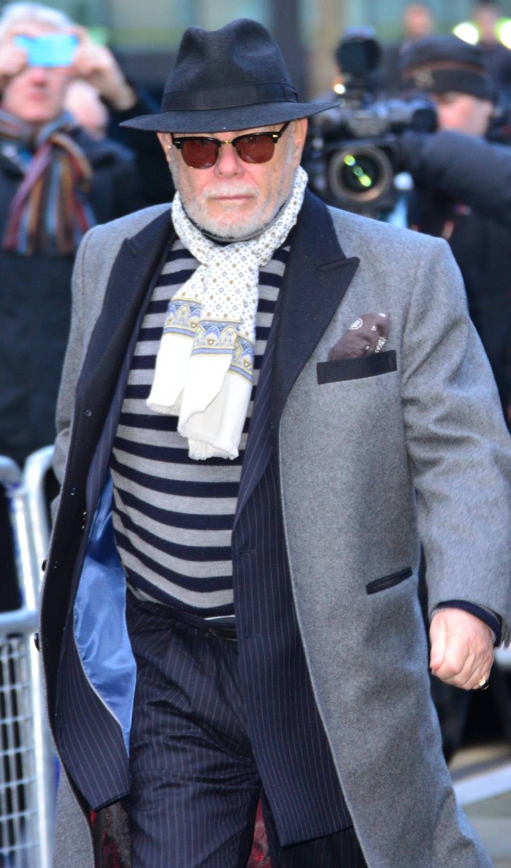 Gary Glitter attends court in 2015