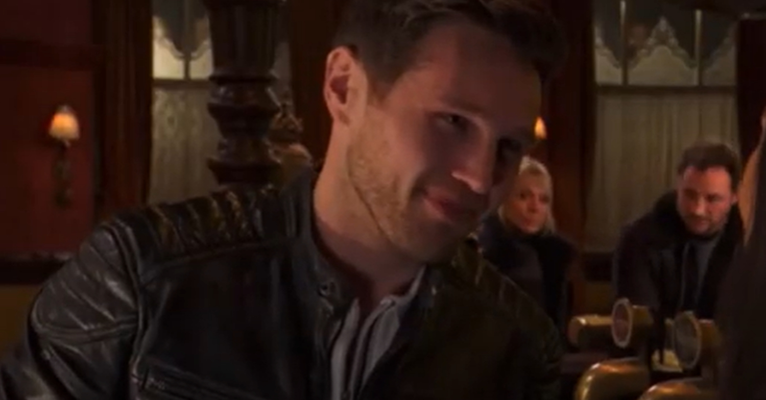 EastEnders' Keanu is smiling in The Vic