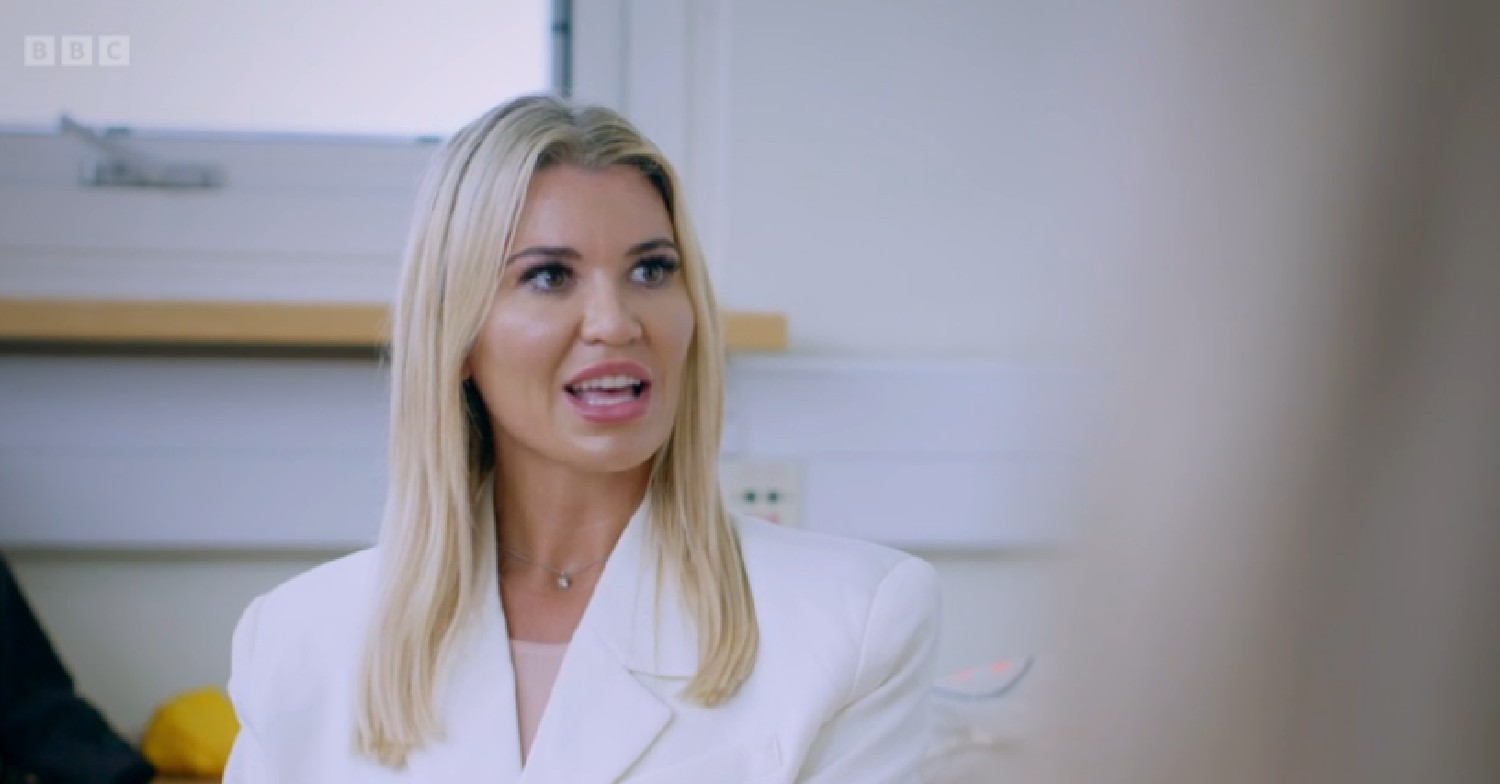 Christine McGuinness speaking in BBC documentary