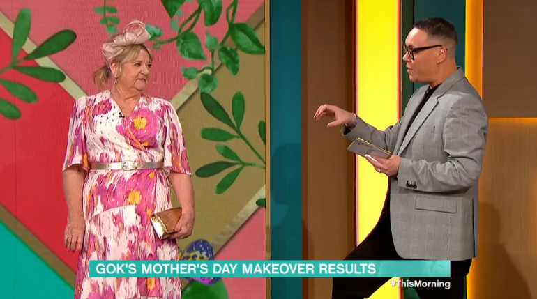 Gok Wan with guest on This Morning today