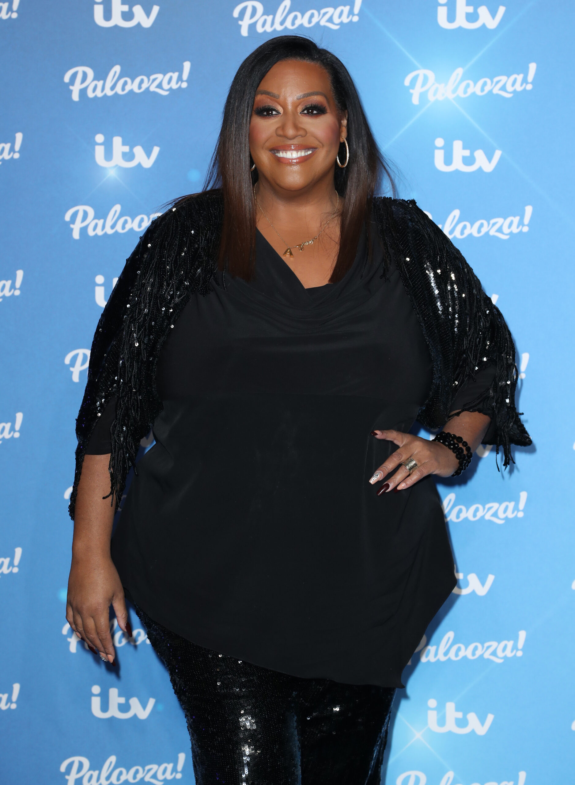 Alison Hammond smiling on the red carpet