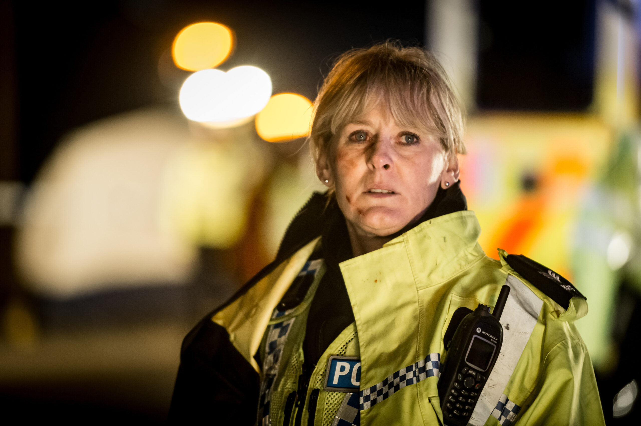 Sarah Lancashire as Sergeant Catherine Cawood in Happy Valley