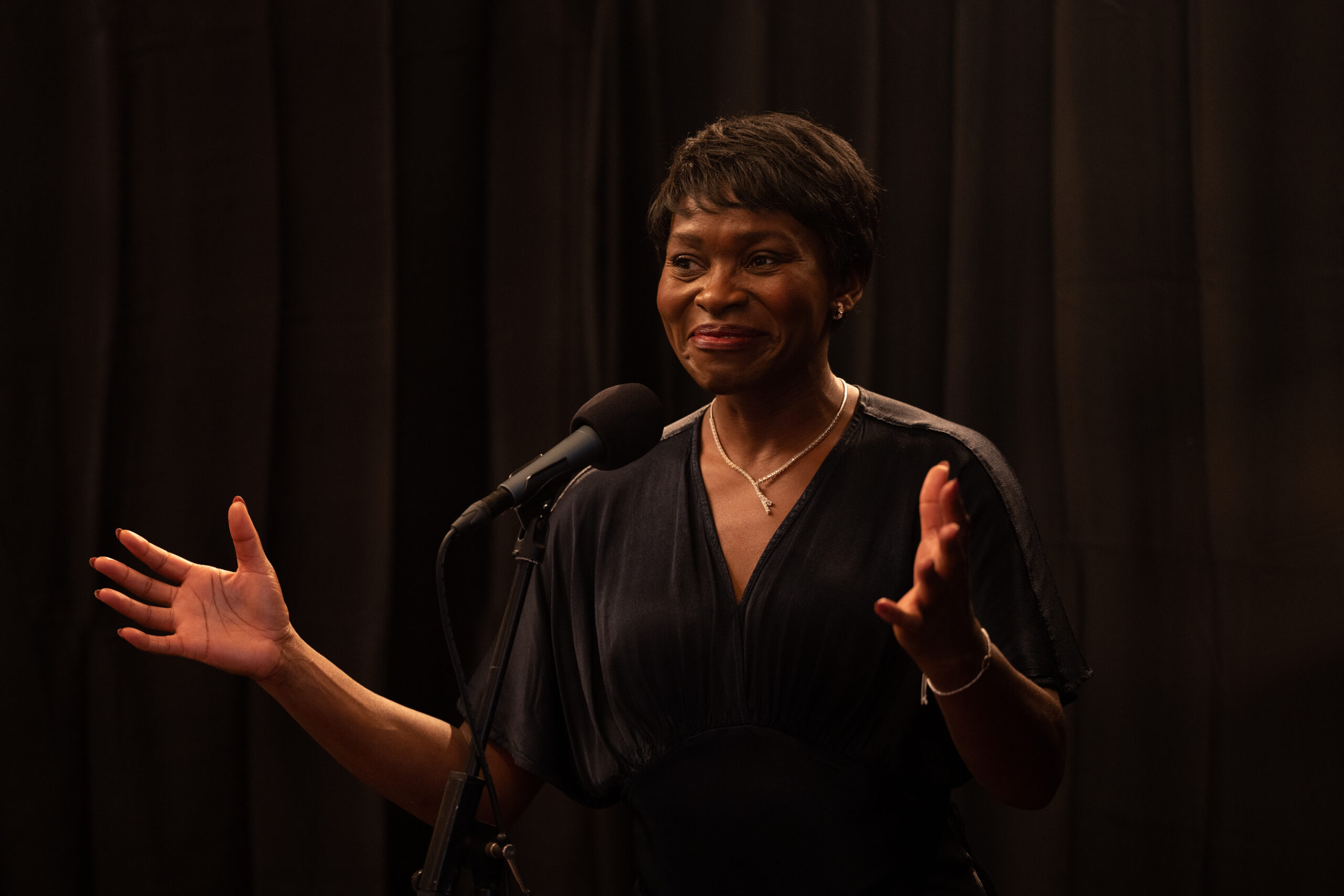 Rakie Ayola stars as ACC Vosper in Grace