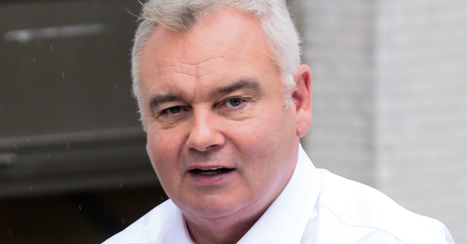 Eamonn Holmes wearing a white shirt