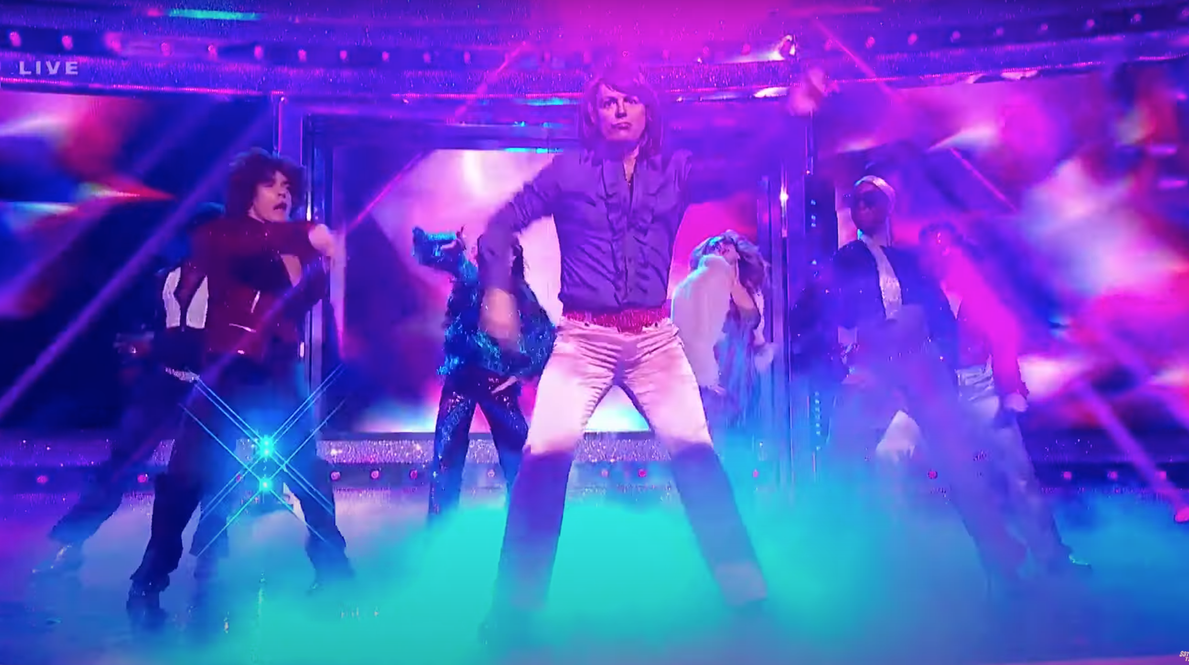 Dec dancing on Ant and Dec Saturday Night Takeaway