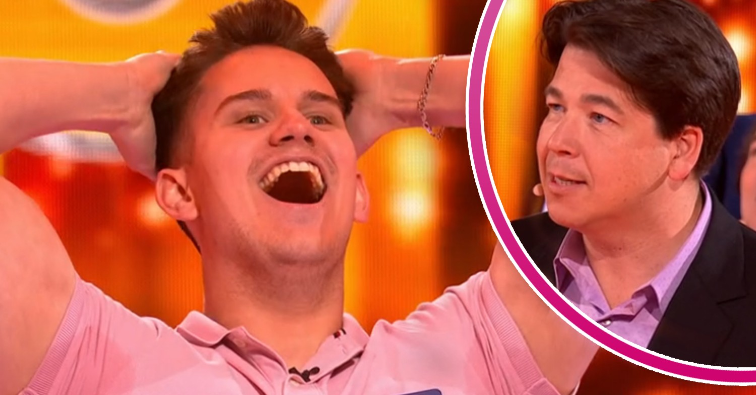 Toby looking overwhelmed and Michael on The Wheel last night