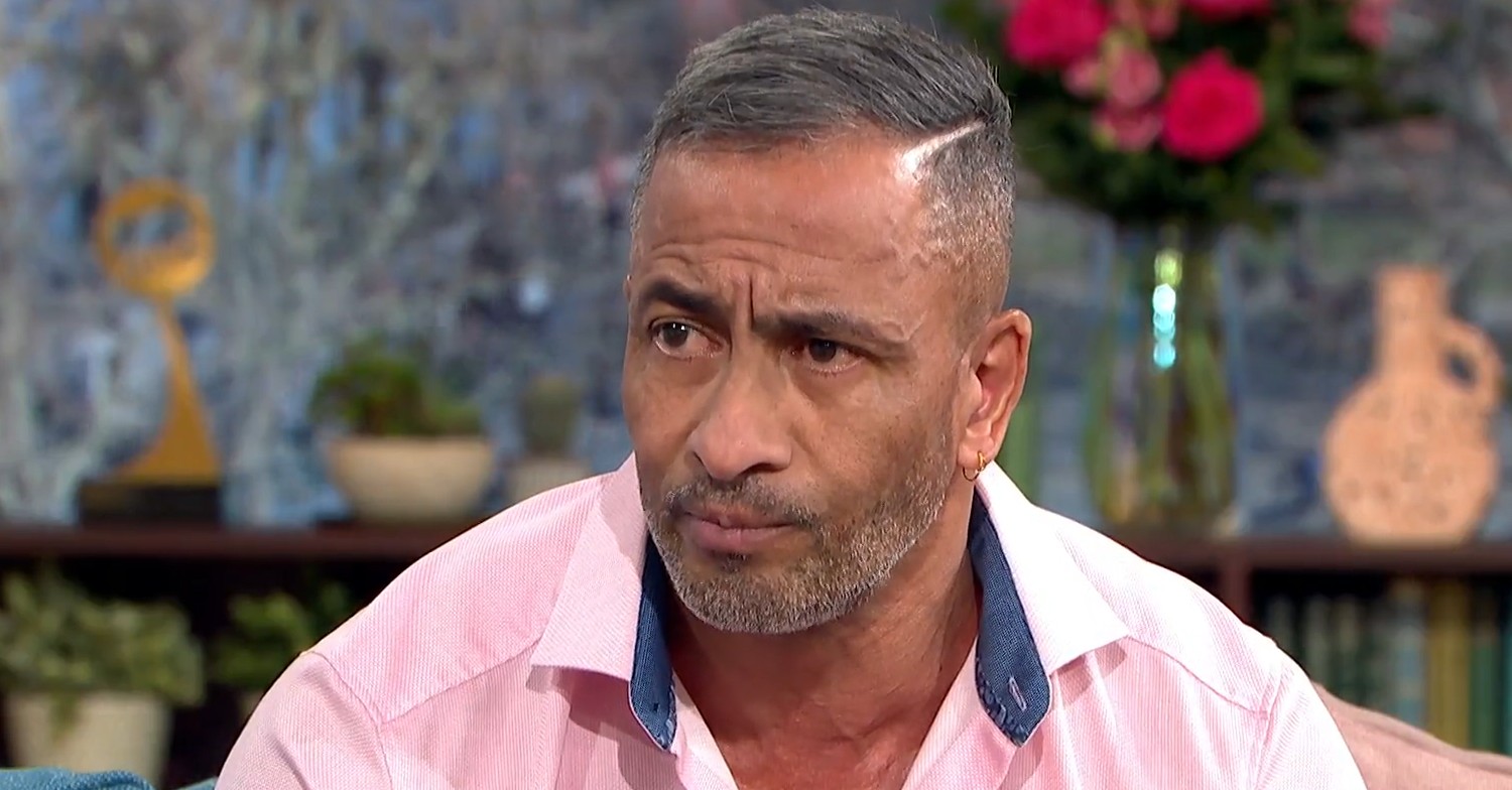 Reed Domingo raising his eyebrow on This Morning