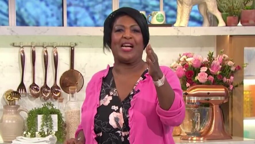 Rustie Lee whips up a dish on This Morning