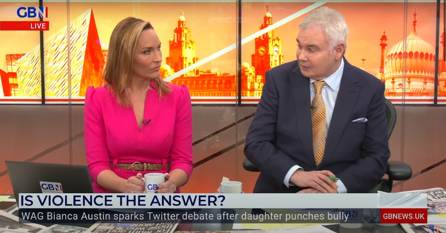 Isabel Webster and Eamonn Holmes on GB News 