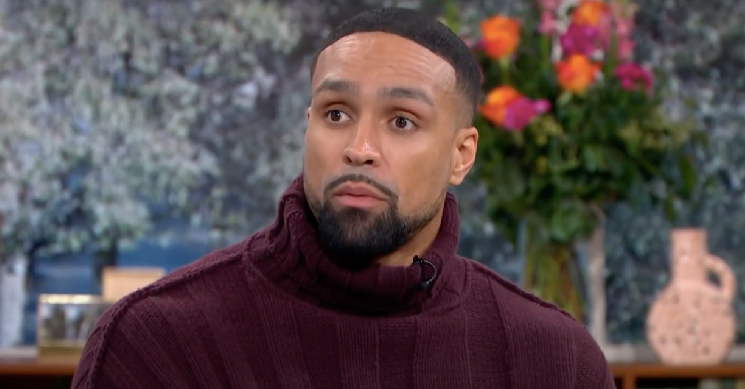 Ashley Banjo looking shocked on This Morning