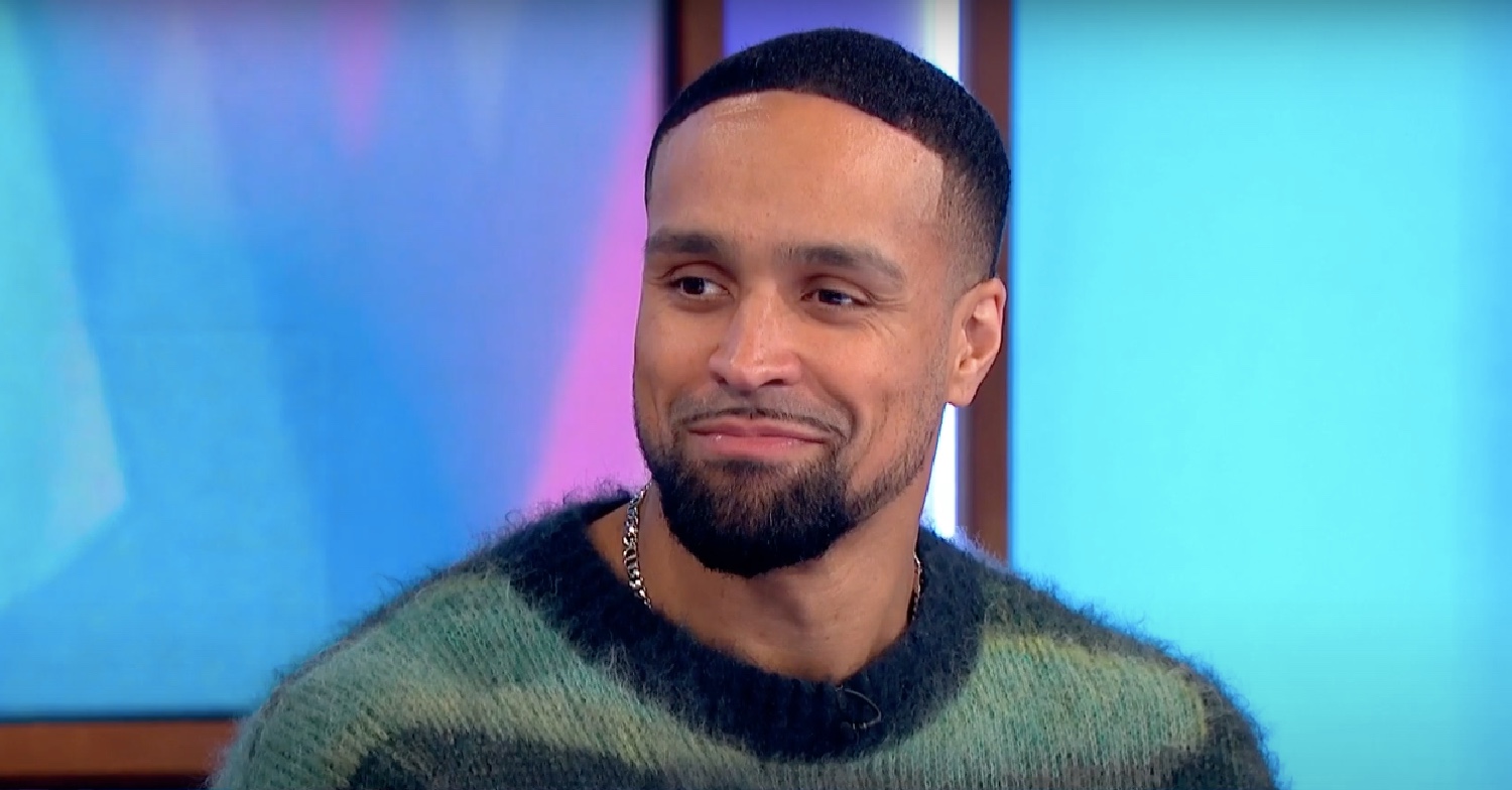 Ashley Banjo smiling on Loose Women