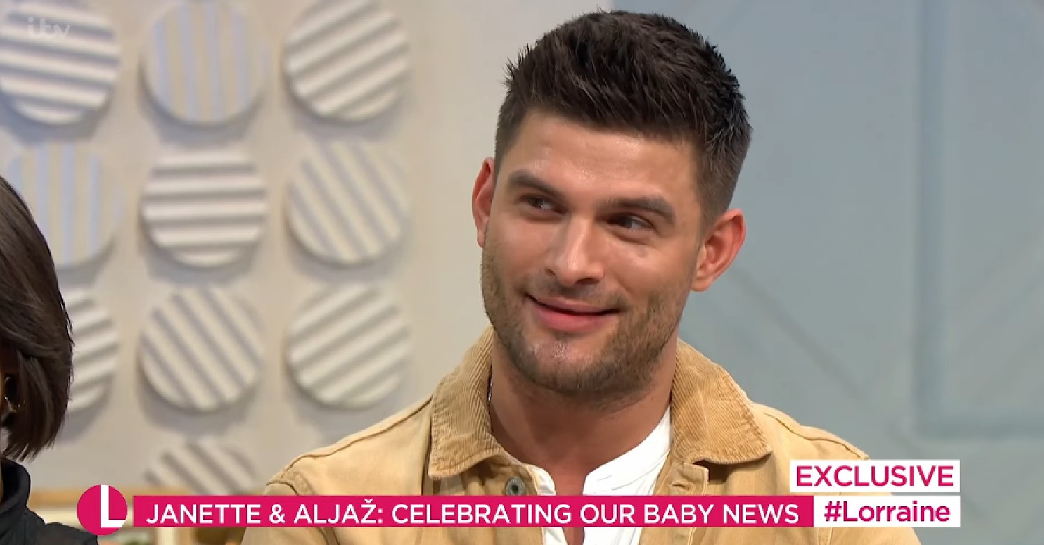 Strictly star Aljaz Skorjanec smirking on Lorraine