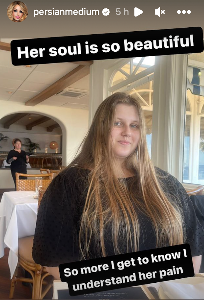 I am Madeleine McCann girl Julia smiling at dinner