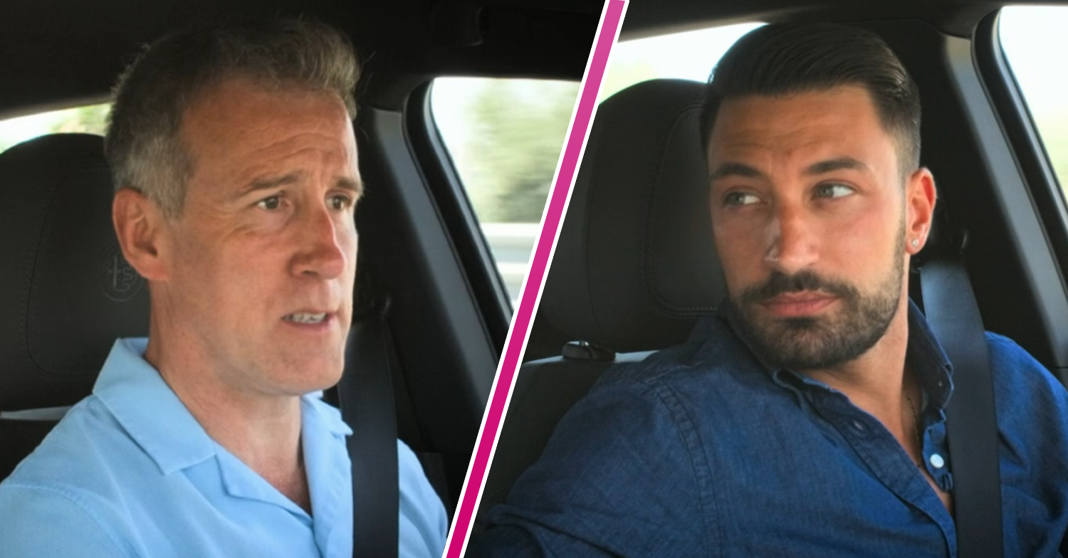 Anton and Giovanni frown in Adventures in Sicily