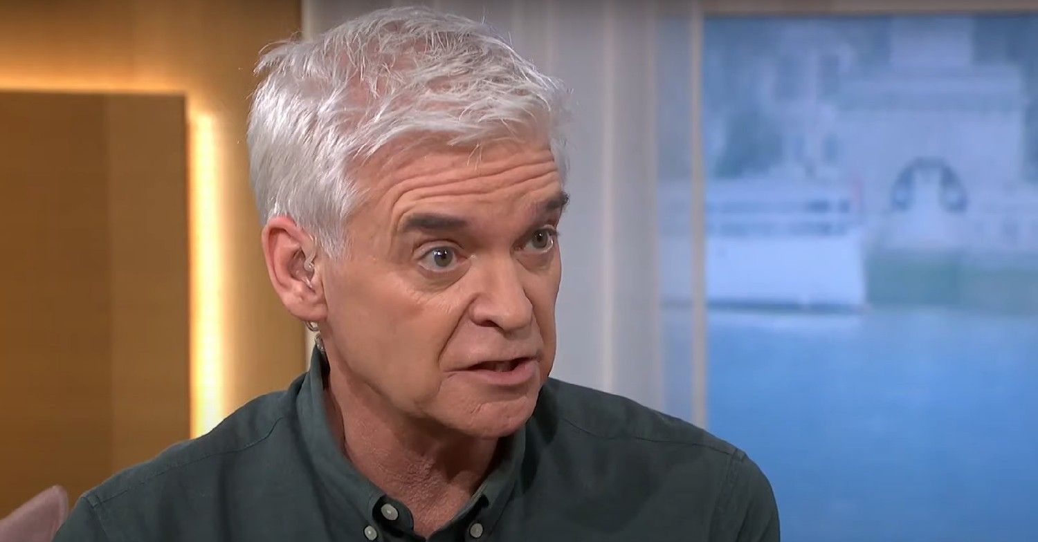 Phillip Schofield looking shocked on This Morning