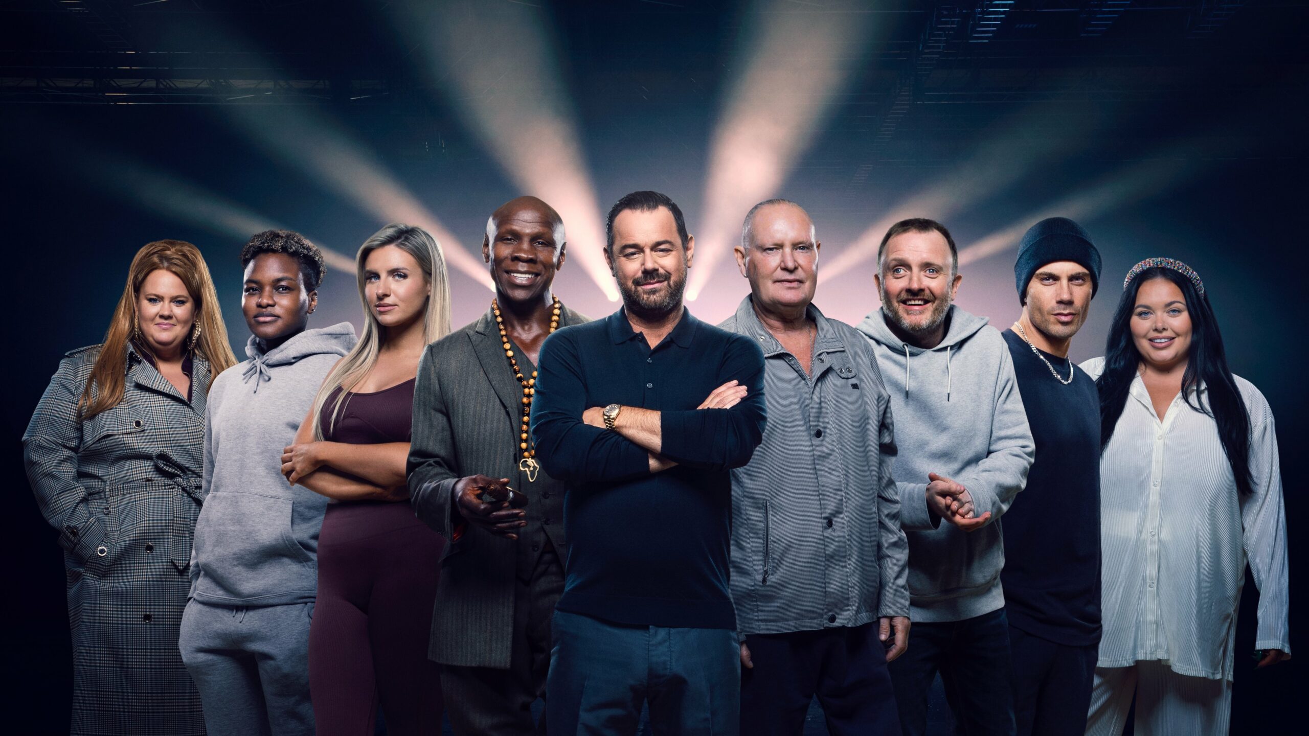 Danny Dyer and the celeb cast of Scared of the Dark