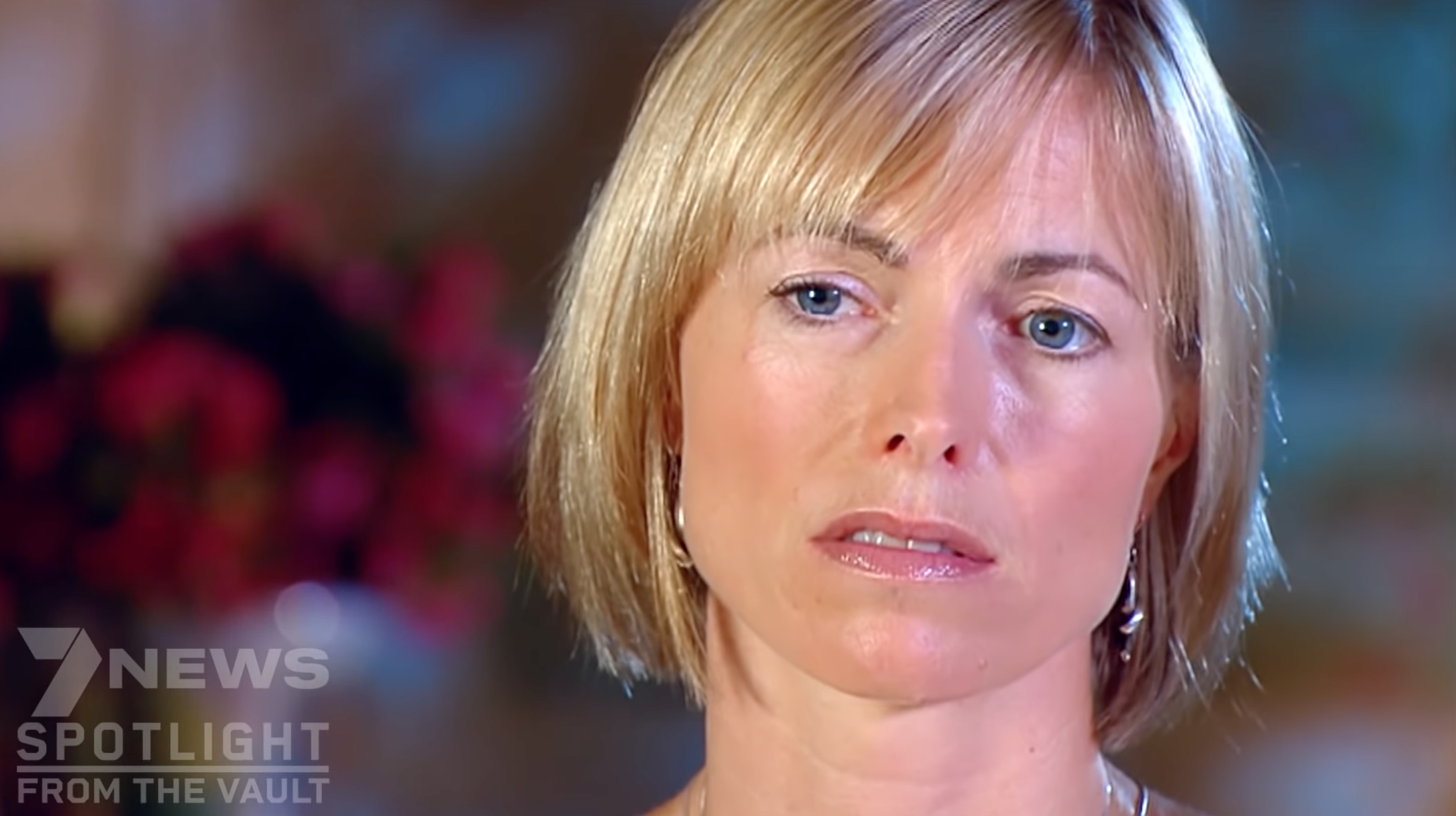 Kate and Gerry McCann looking sad on TV