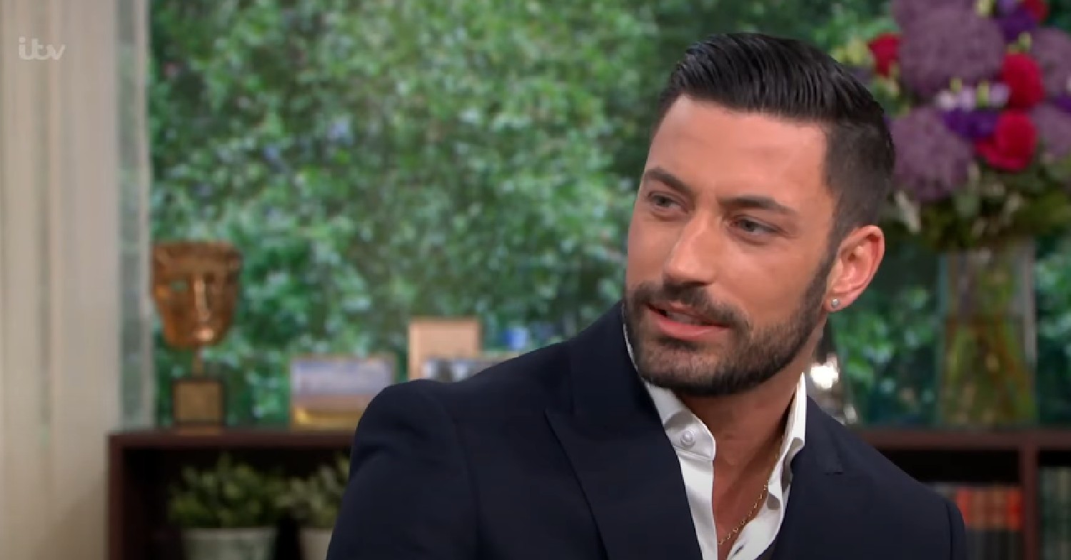Strictly star Giovanni Pernice talking on This Morning