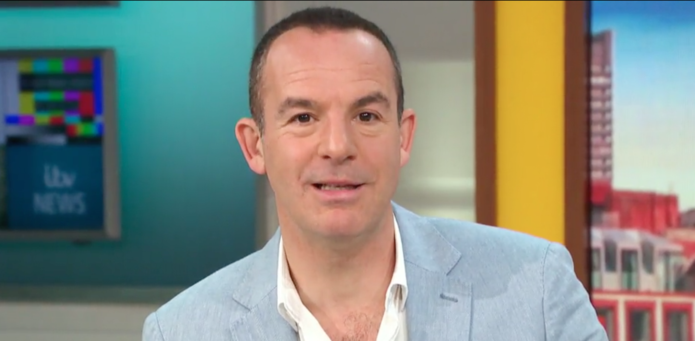 Martin Lewis presenting on GMB